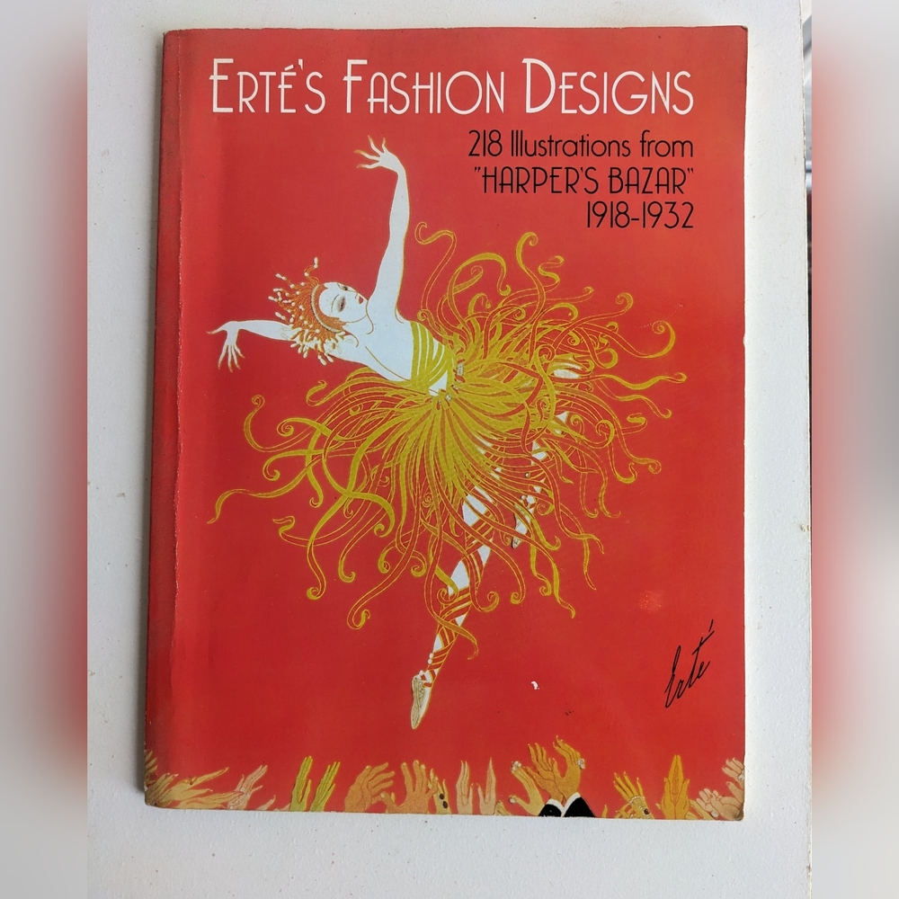 Erte's fashion designs coffee art fashion book